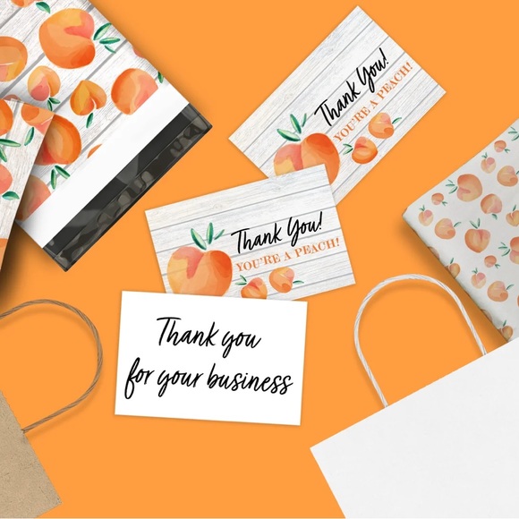 🆑 Peaches 🍑 4x6 Insert Cards Pack of 25 - Picture 4 of 7